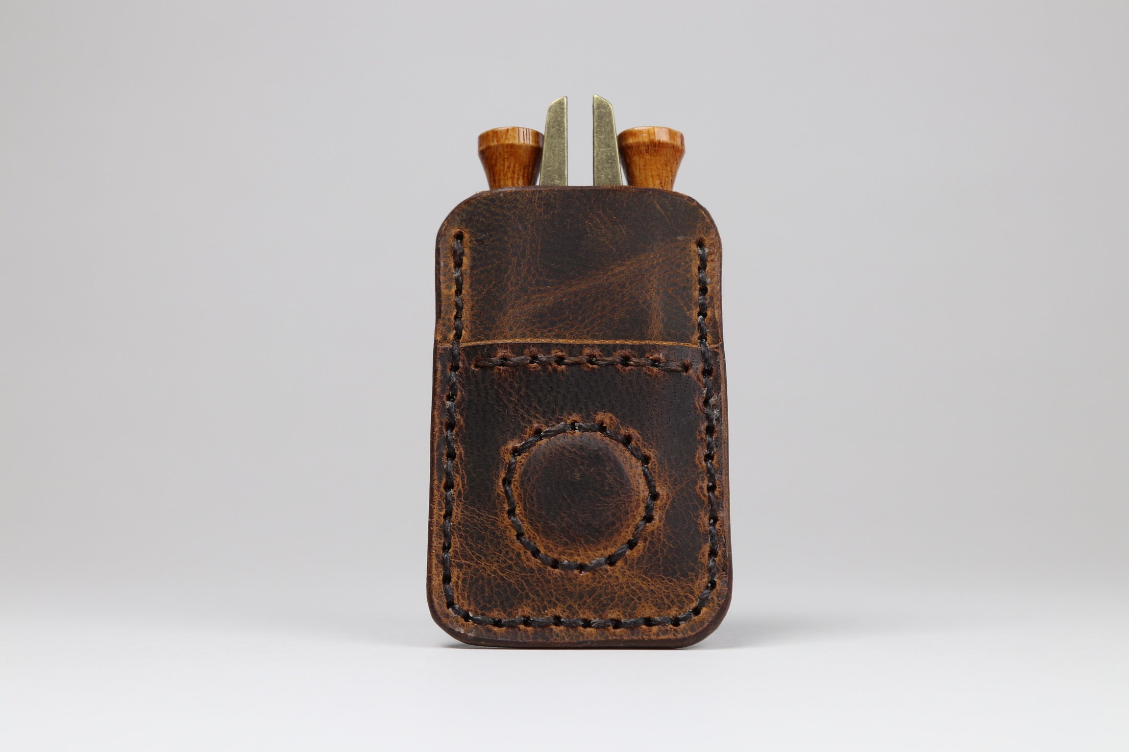 Dark Brown Golf Pocket Caddy